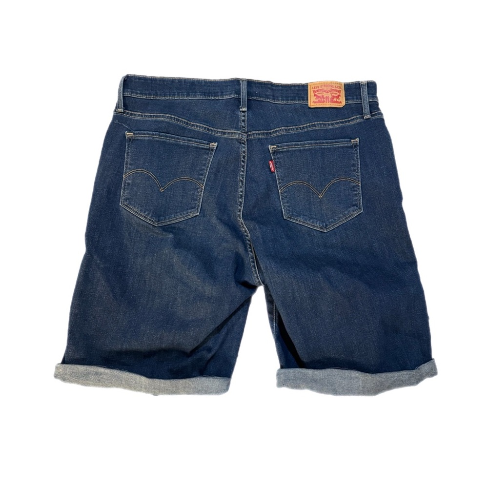Plus Size Levi's Bermuda Blue Denim Shorts